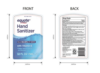 32 Oz (Equate Hand Sanitizer With Vitamin E 32oz)